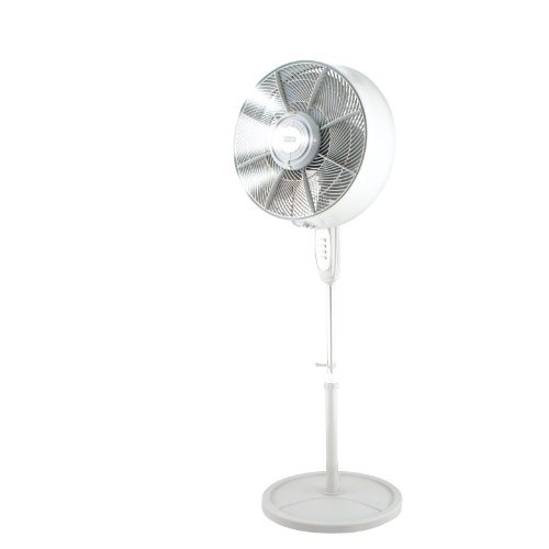 K'ul KUL Oscillating Outdoor Misting Fan 3-Speed Misting Fan 16" White - B008FHF3TI
